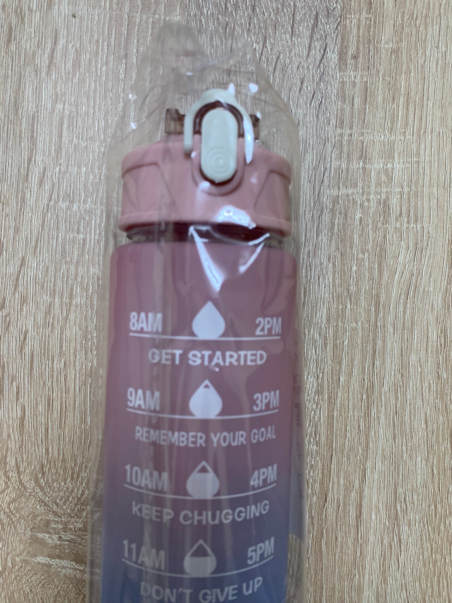 Botella Deportiva 900 ml "Rosa/Azul"