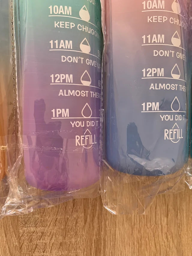 Pack 4 Botellas Motivacionales 800 ml