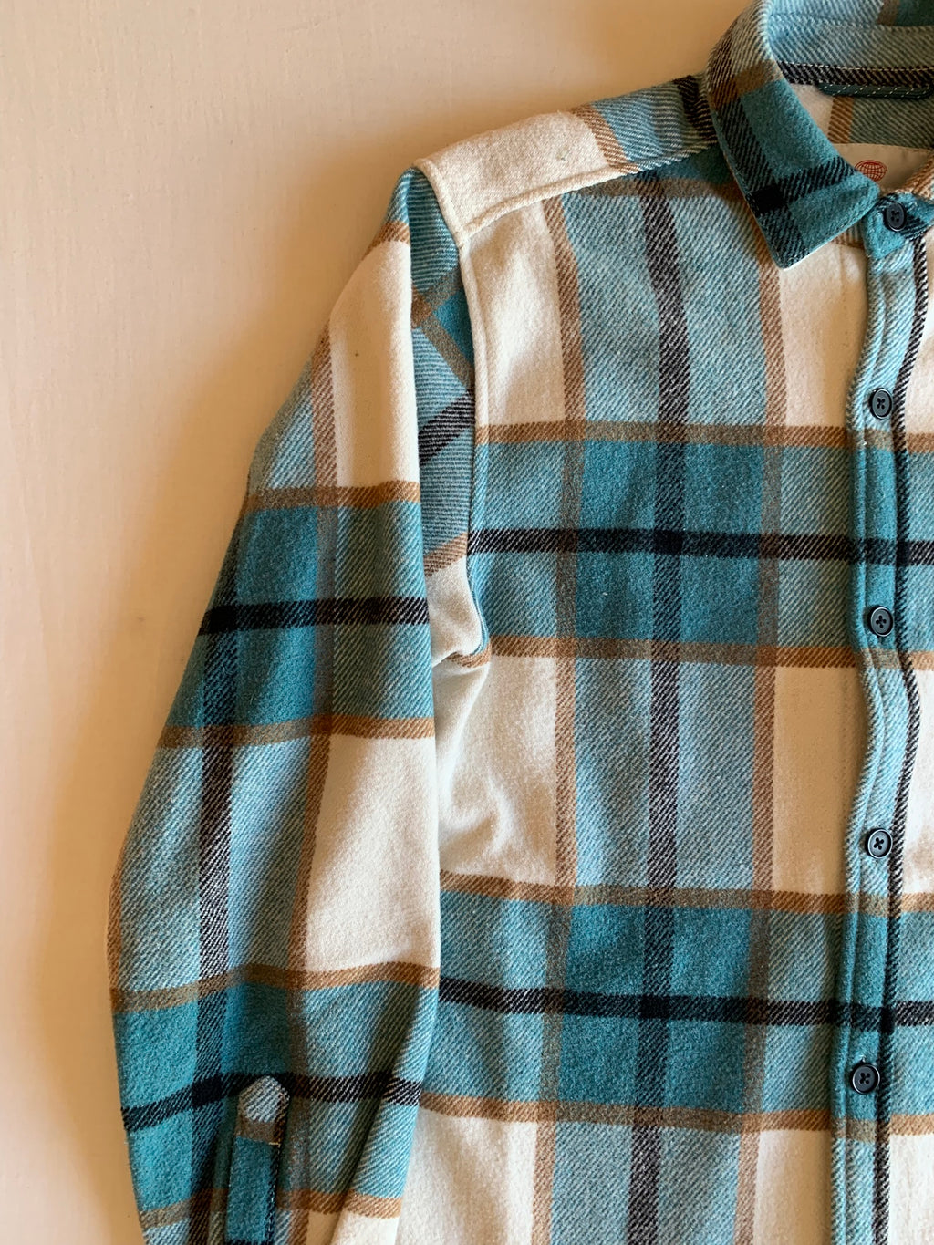 Sobrecamisa Pull&Bear Franela Cuadros Azul