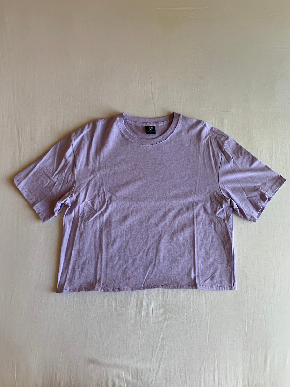 Camiseta Crop FSBN Lila