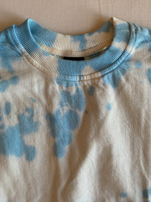 Camiseta Zara Oversize Tie Dye Azul