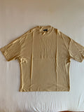 Camiseta ASOS Design Oversize Camel Waffle