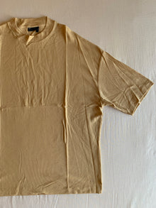 Camiseta ASOS Design Oversize Camel Waffle