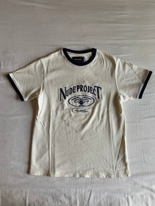 Camiseta Ringer Nude Project Crudo y Marino