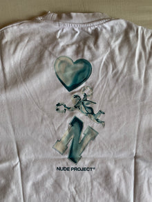 Camiseta Nude Project Blanca Gráfico Corazón