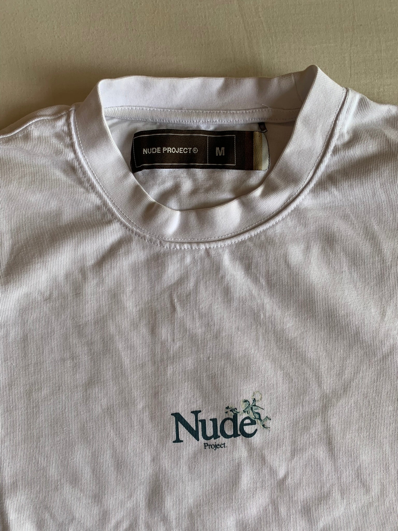 Camiseta Nude Project Blanca Gráfico Corazón