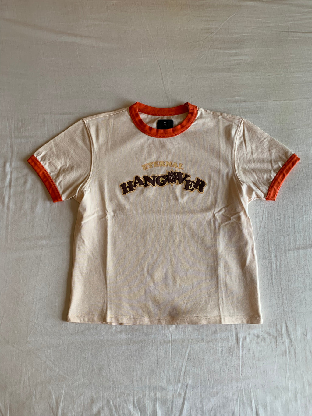Camiseta Crop Nude Project Eternal Hangover
