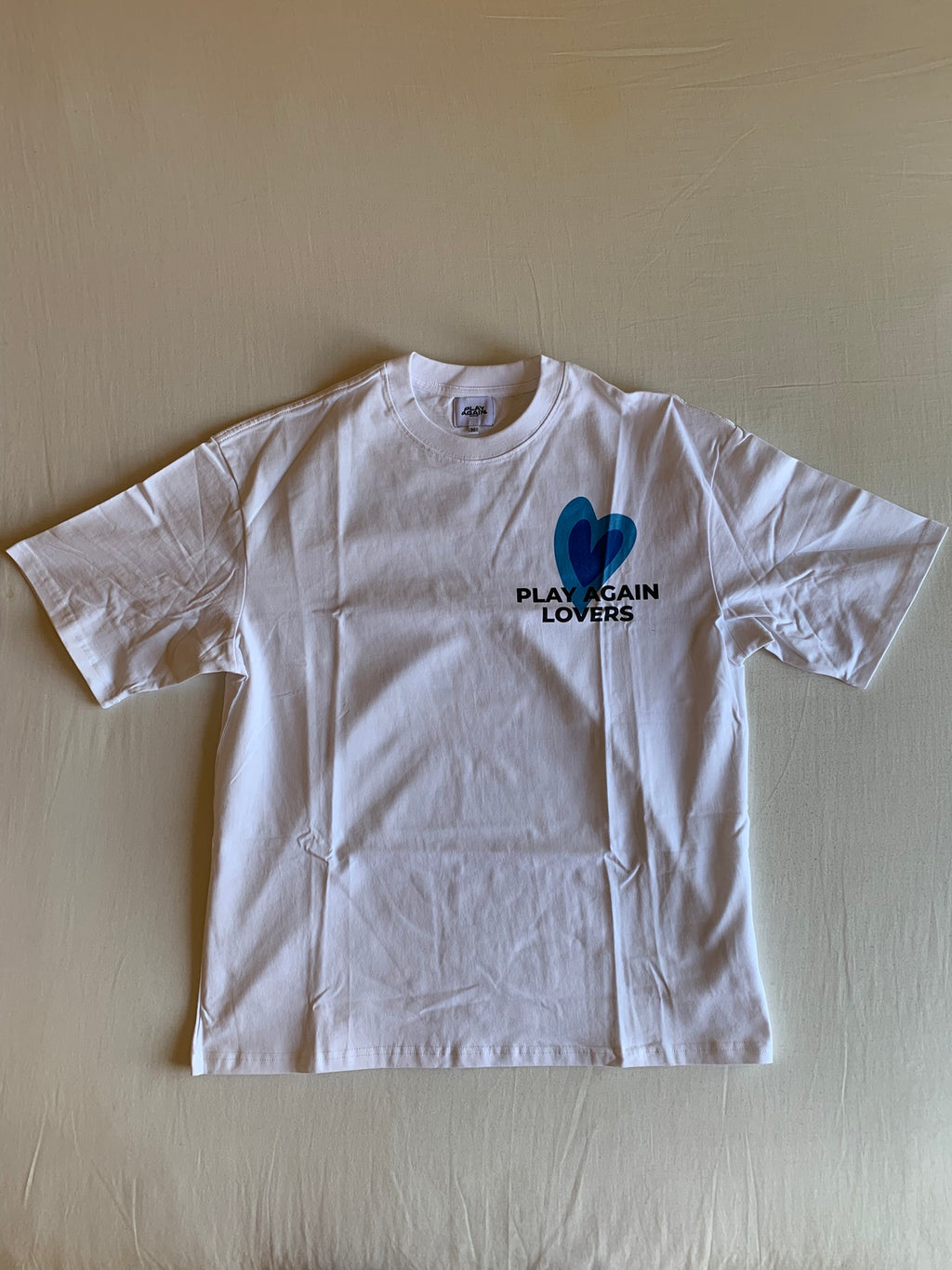 Camiseta Play Again Blanca Estampada