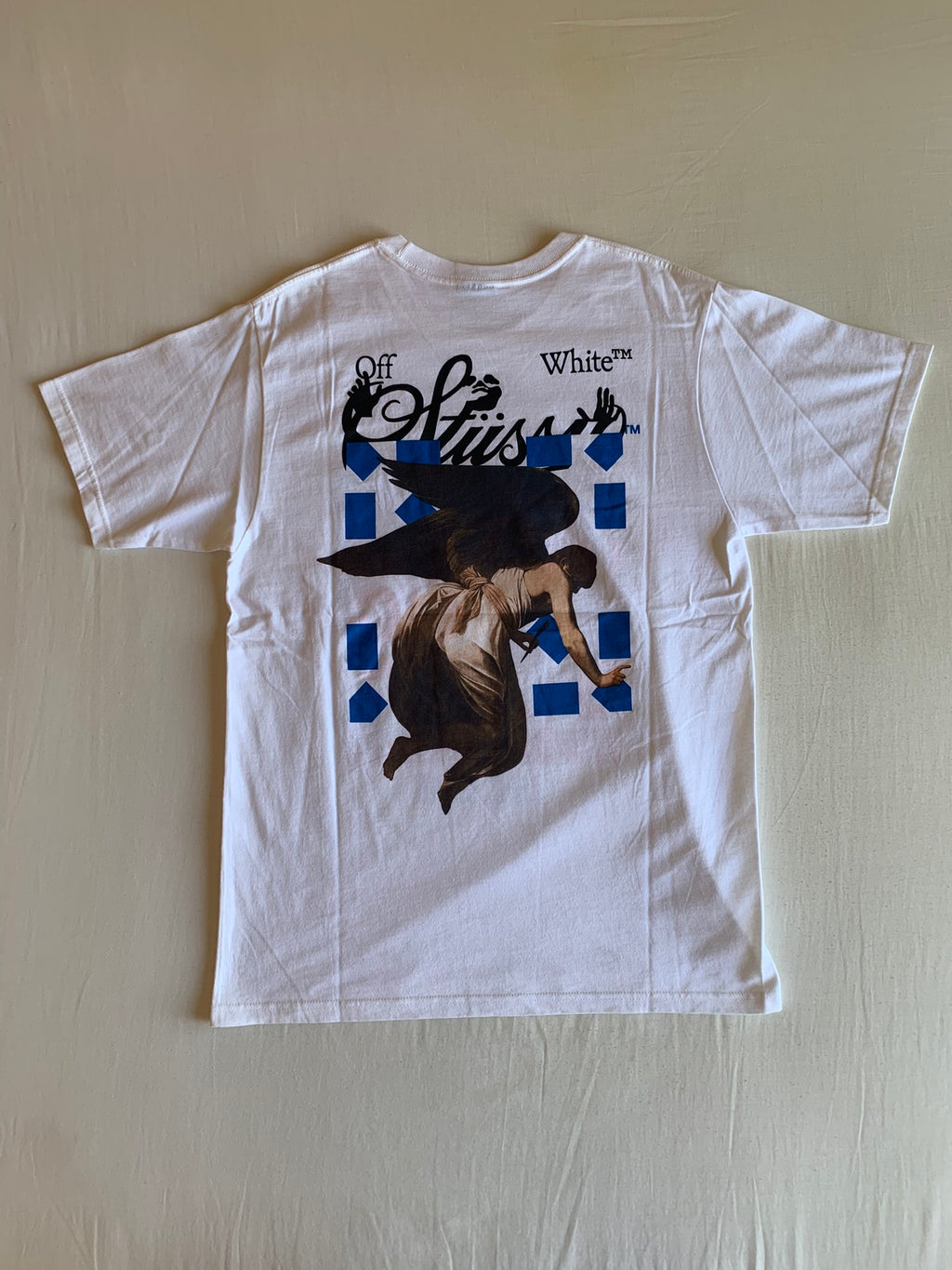 Camiseta Stüssy x Off-White Virgil Abloh World Tour