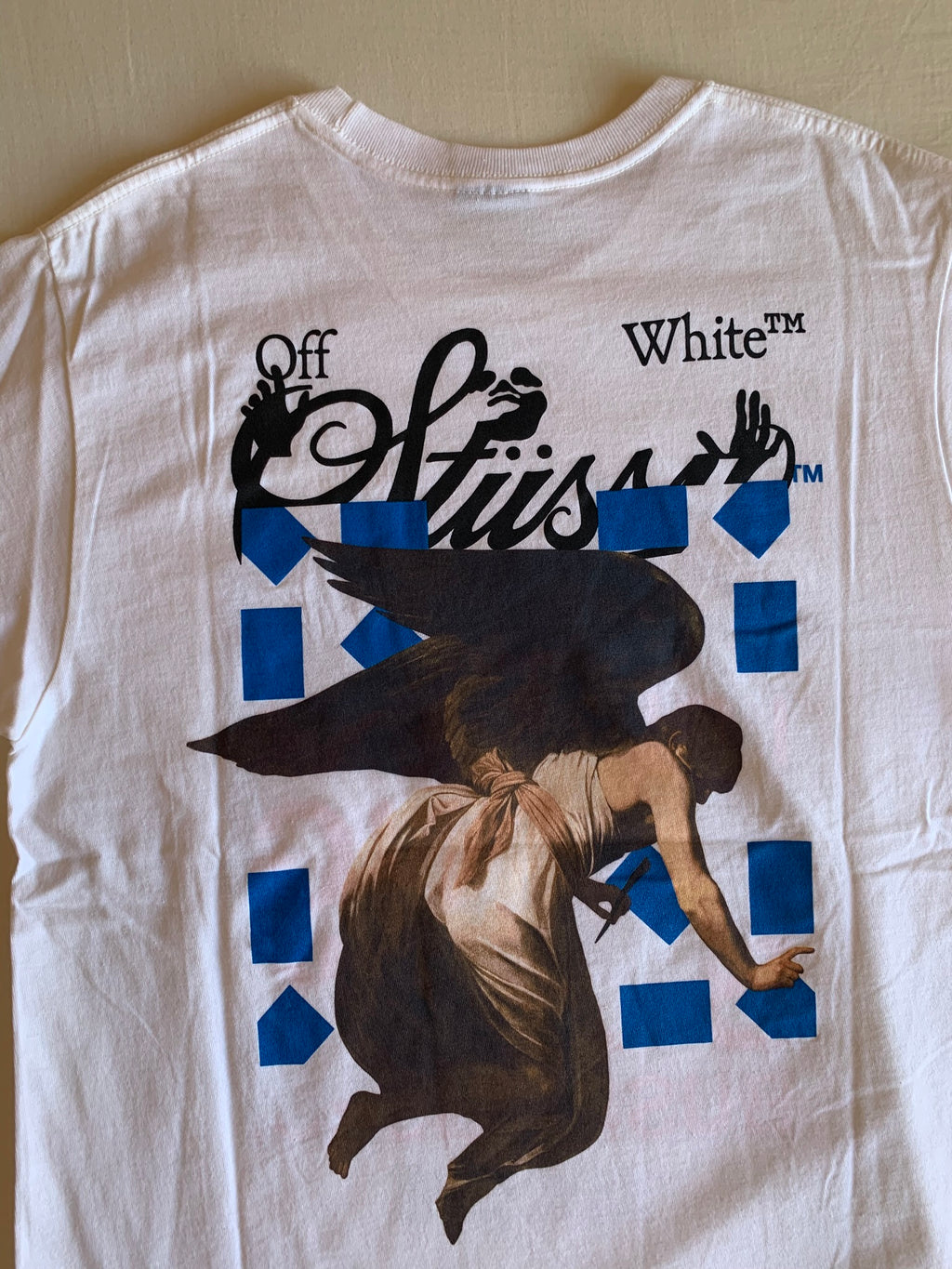 Camiseta Stüssy x Off-White Virgil Abloh World Tour
