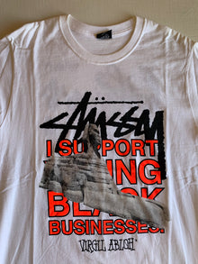 Camiseta Stüssy x Off-White Virgil Abloh World Tour