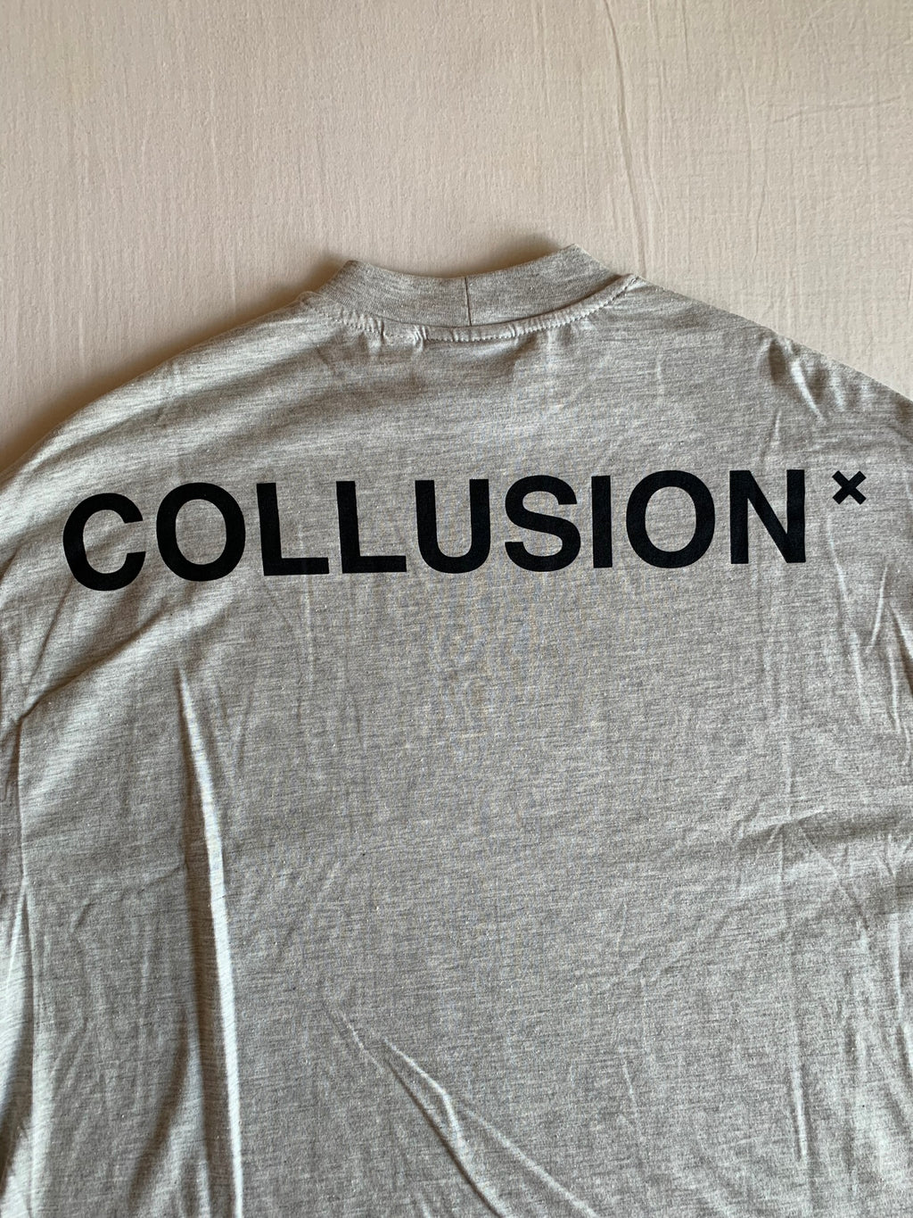 Camiseta Collusion Oversize Gris