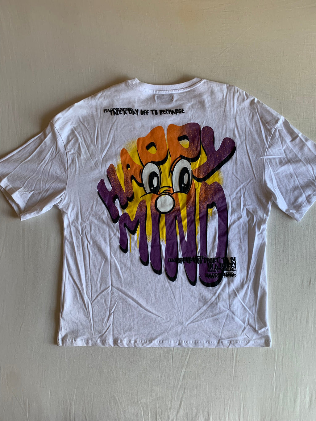 Camiseta Bershka Oversize Life Is Short
