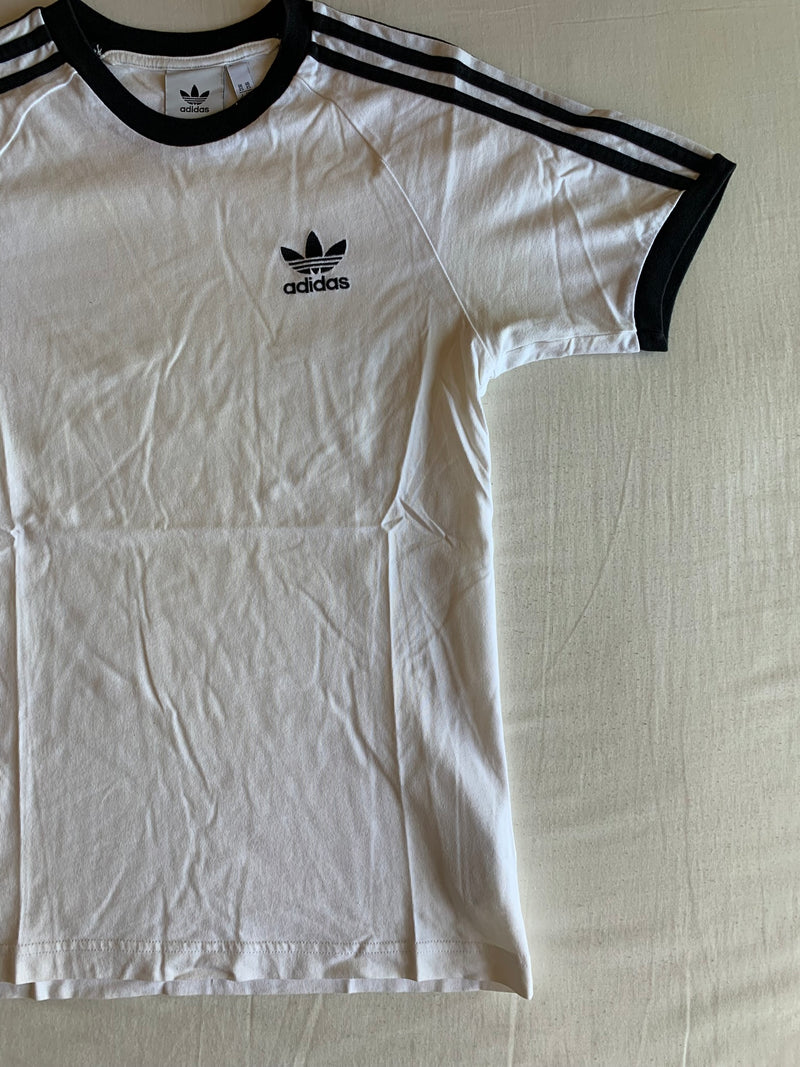 Camiseta 3 Bandas Trefoil "Blanca"