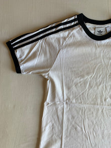 Camiseta Adidas 3 Bandas Trefoil Blanca