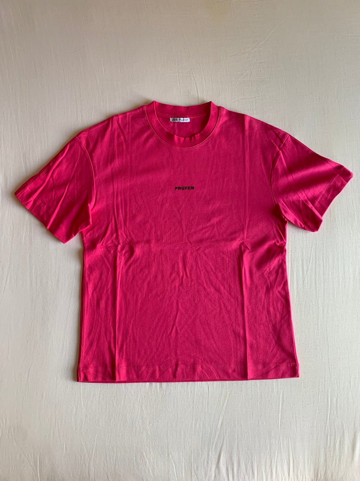 Camiseta Zara Rosa Fucsia