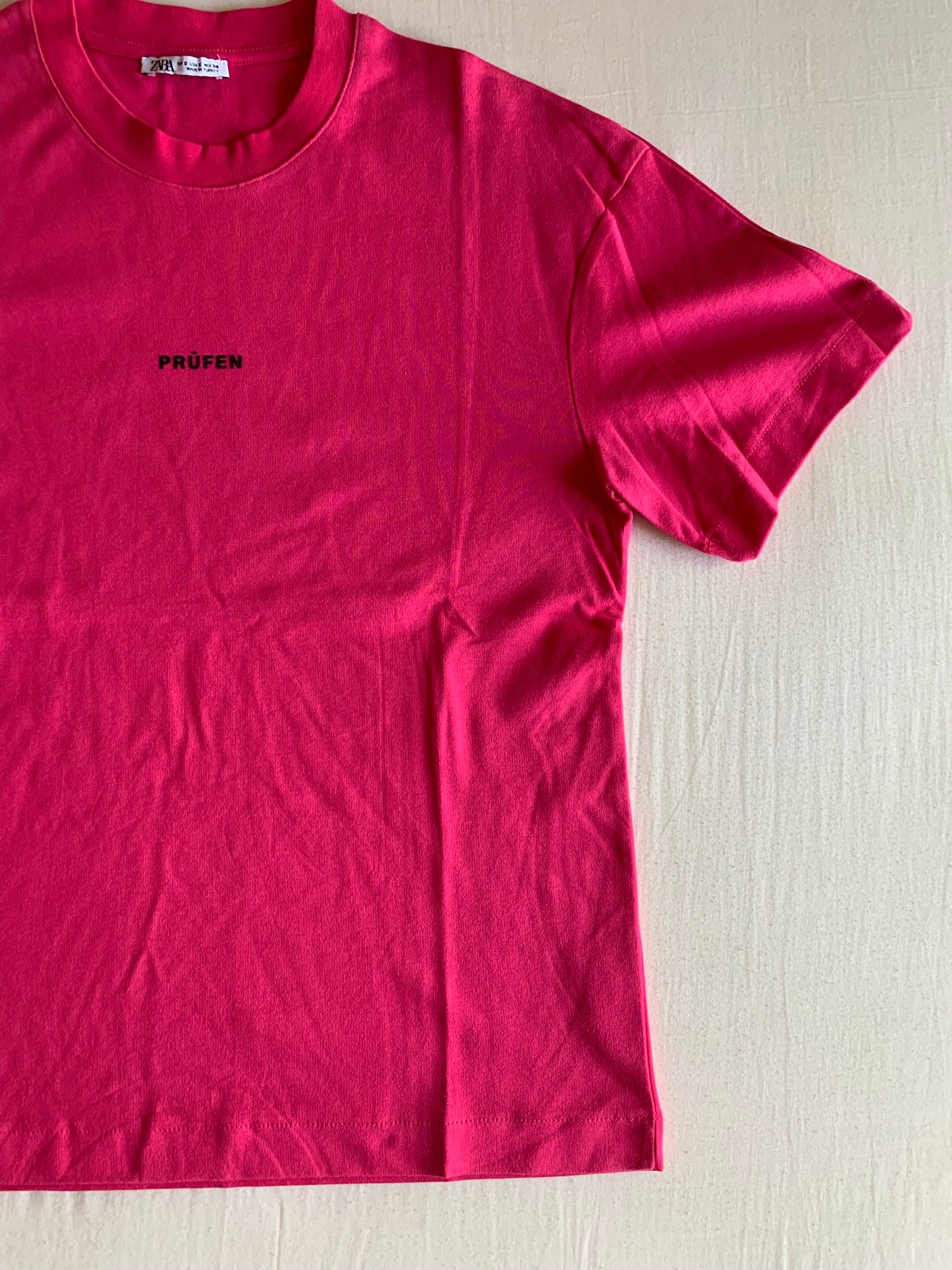 Camiseta Zara Rosa Fucsia