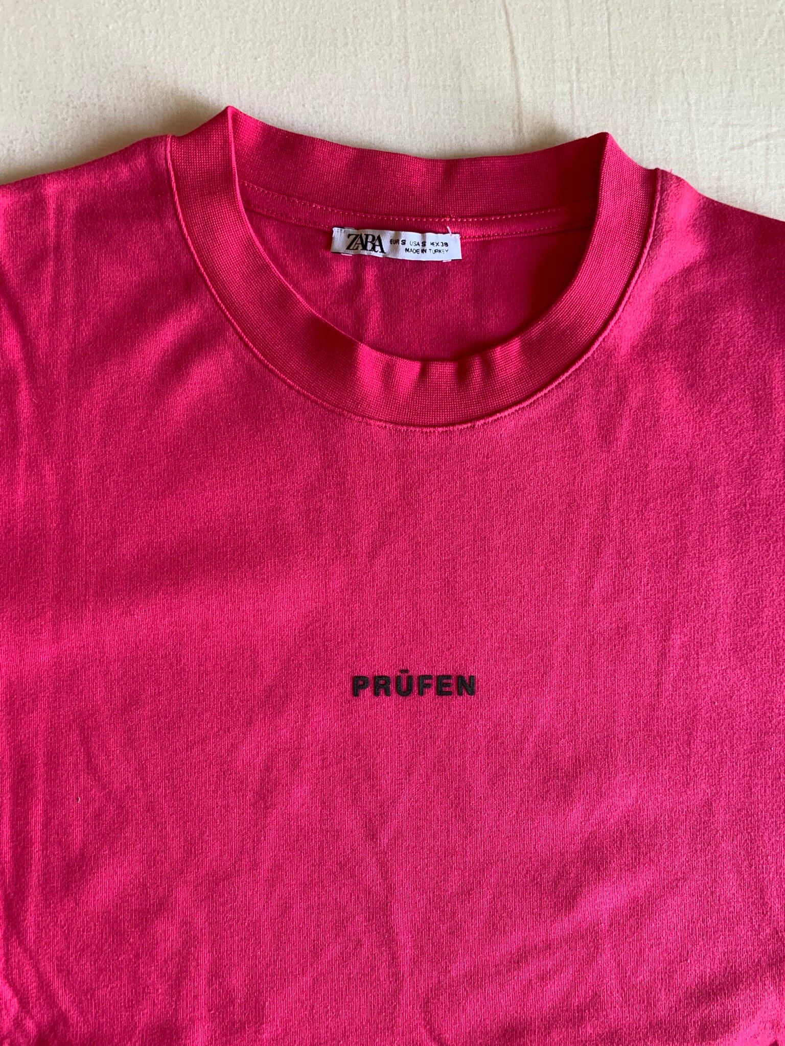 Camiseta Zara Rosa Fucsia