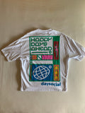 Camiseta ASOS Daysocial Blanca Estampada