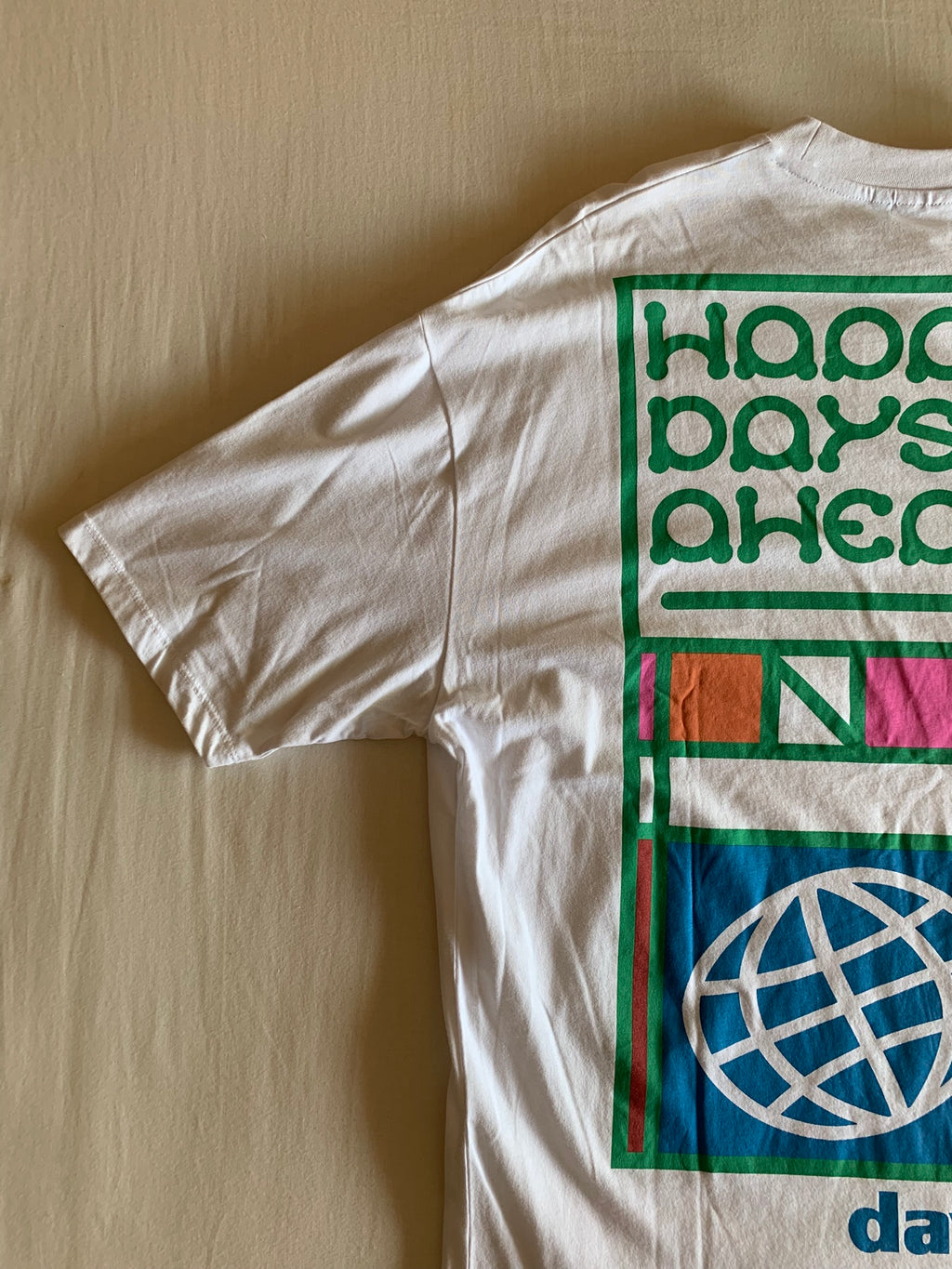 Camiseta ASOS Daysocial Blanca Estampada