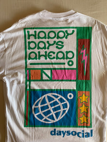 Camiseta ASOS Daysocial Blanca Estampada