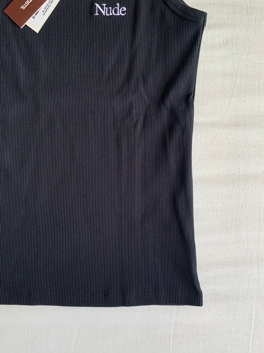 Tank Top Nude Project Canalé Negro