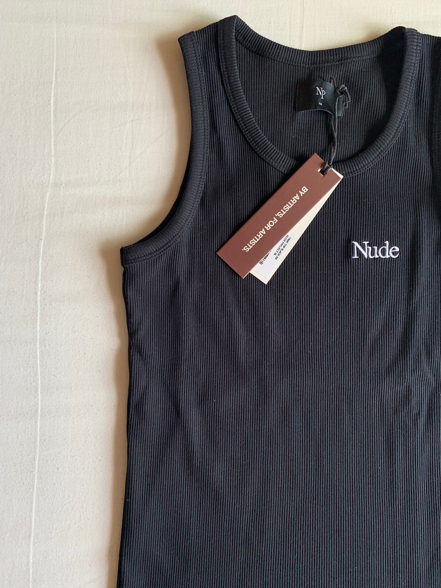 Tank Top Nude Project Canalé Negro