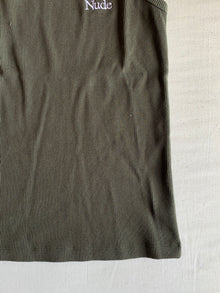 Tank Top Nude Project Canalé Verde Militar