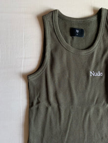 Tank Top Nude Project Canalé Verde Militar