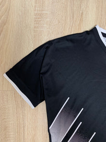 Camiseta Fútbol Adidas Negra Cuello Pico