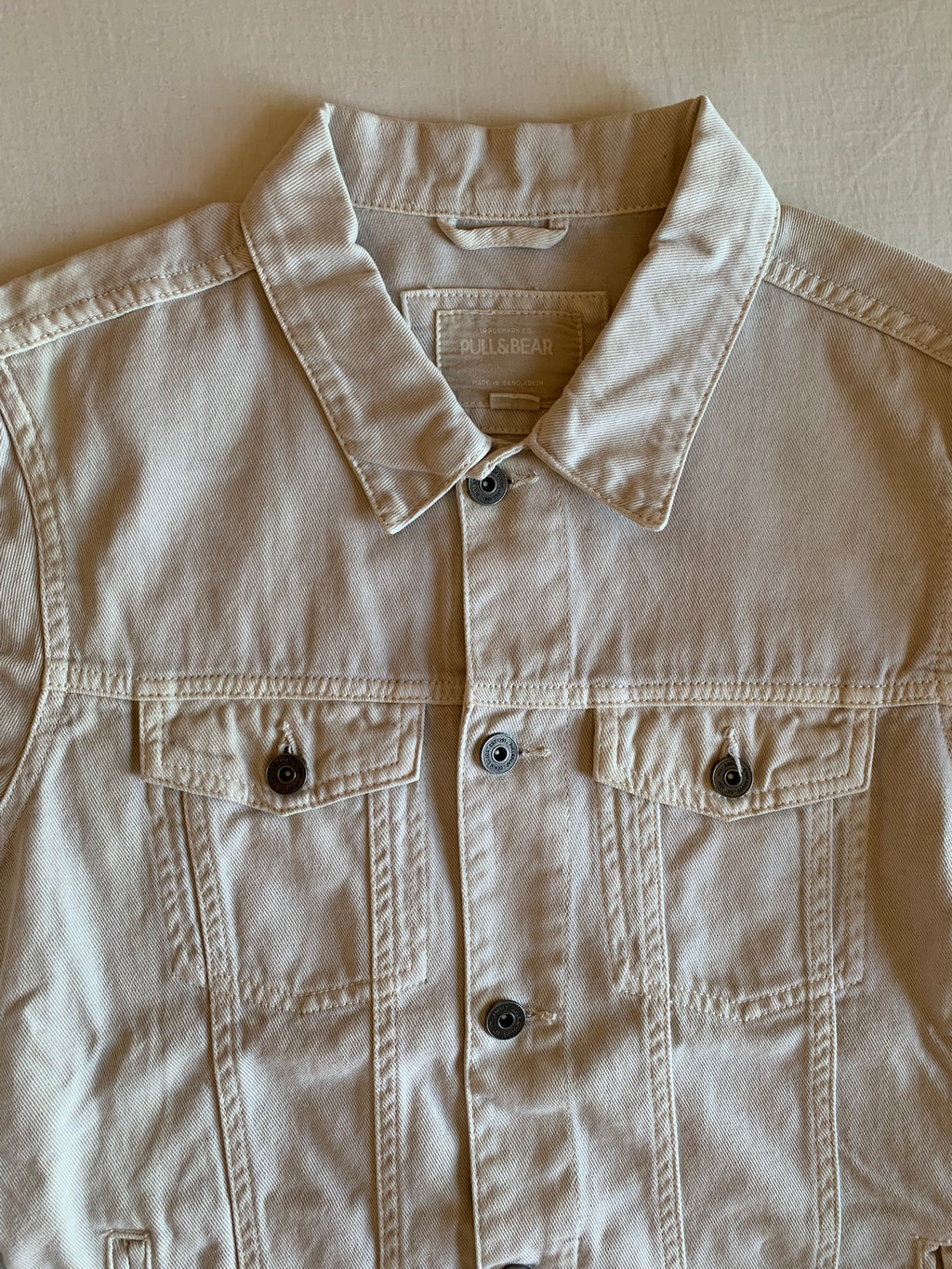 Cazadora Vaquera Pull&Bear Crudo