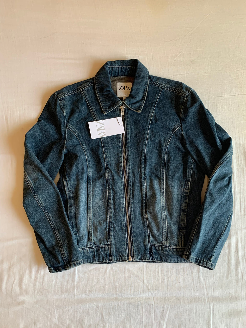 Cazadora Vaquera Zara con Cremallera