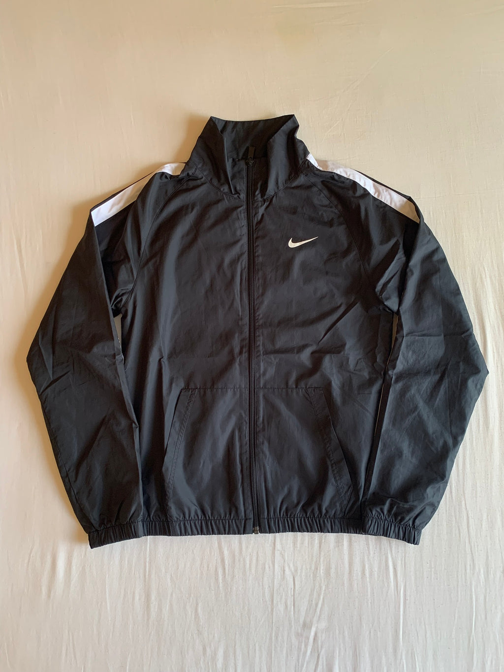 Track Jacket Nike Nylon Negra
