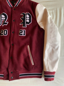Chaqueta Varsity Nude Project Burdeos Ángeles