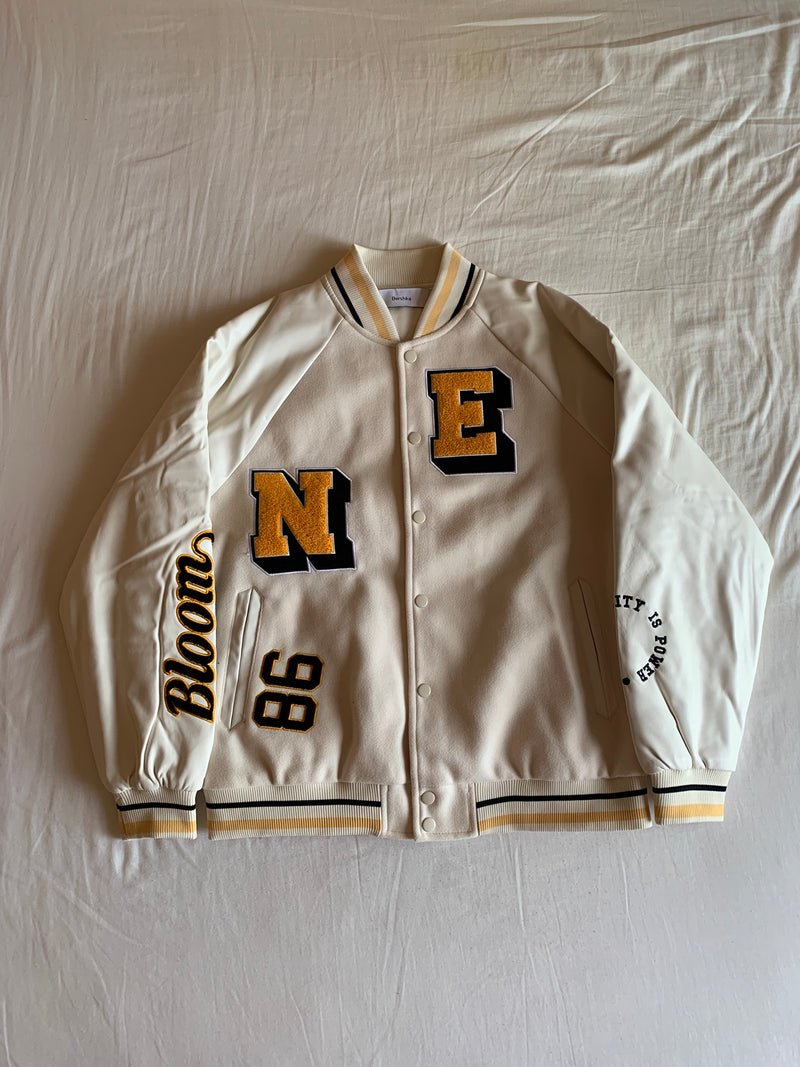 Chaqueta Varsity Bloom 98 "Crudo"