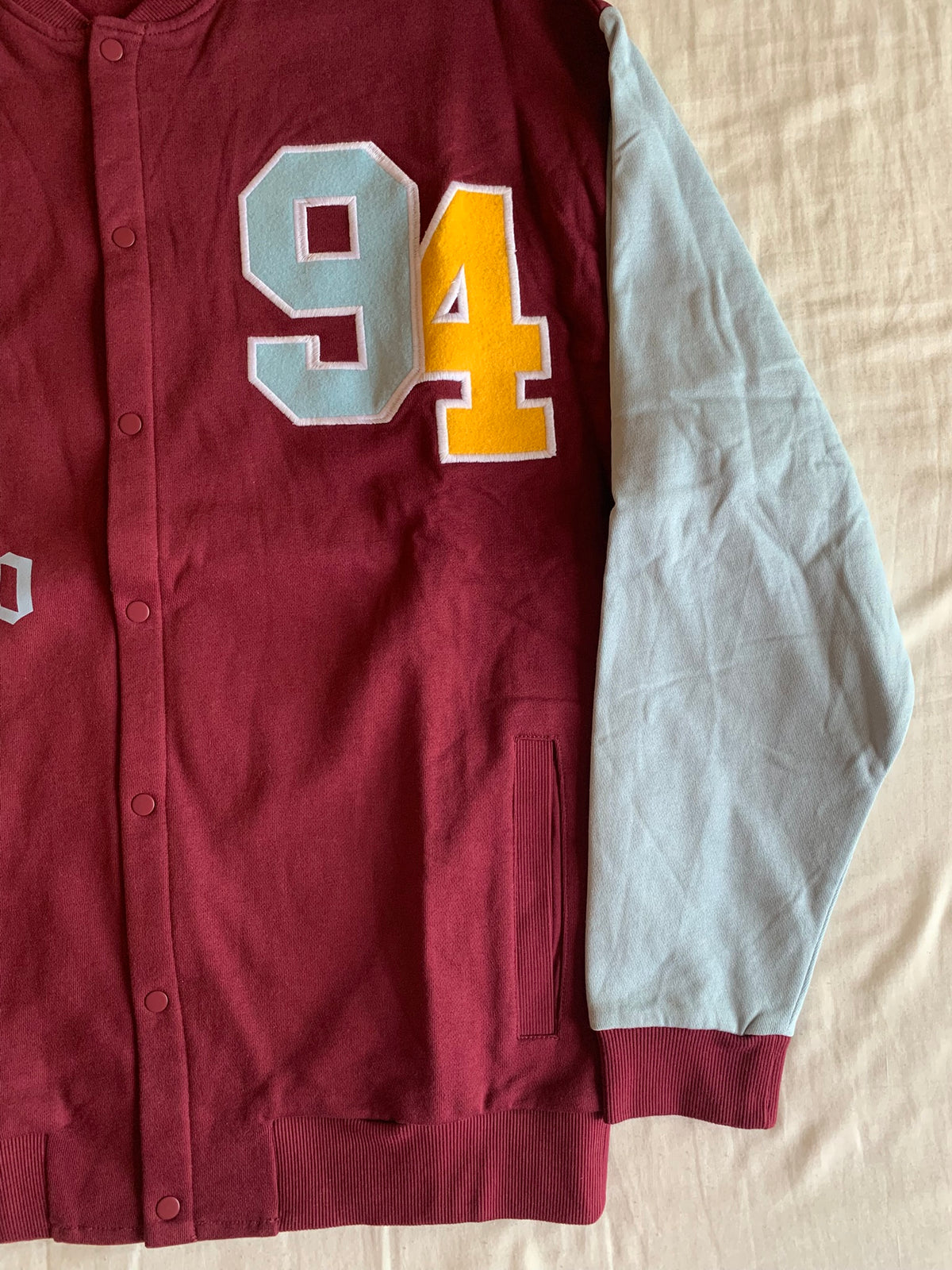 Chaqueta Varsity ASOS Tokyo JPN 94 Burdeos