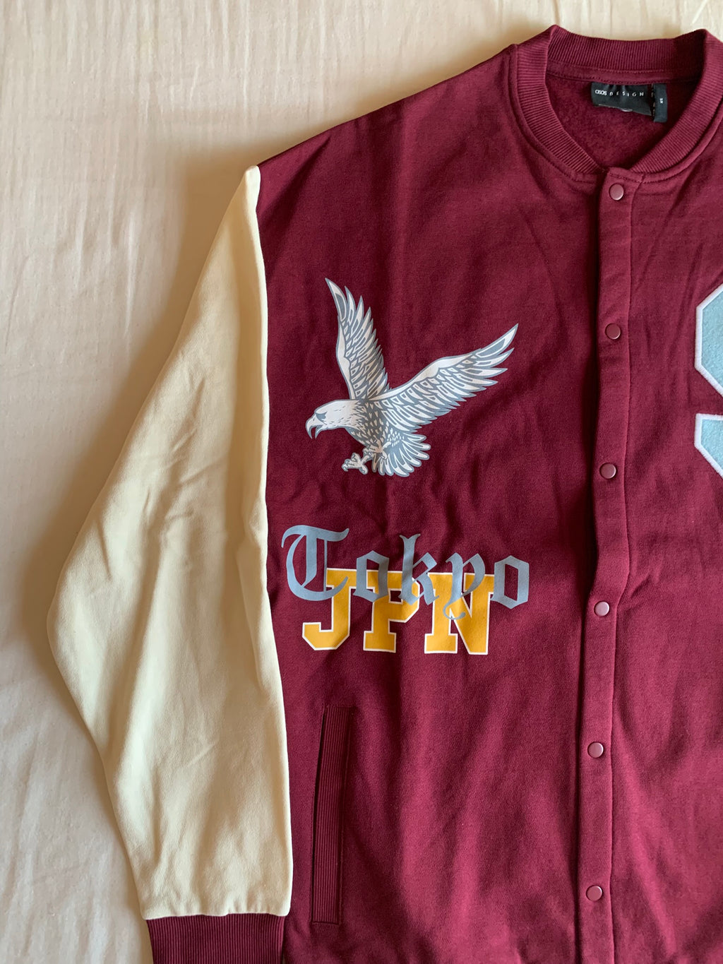 Chaqueta Varsity ASOS Tokyo JPN 94 Burdeos