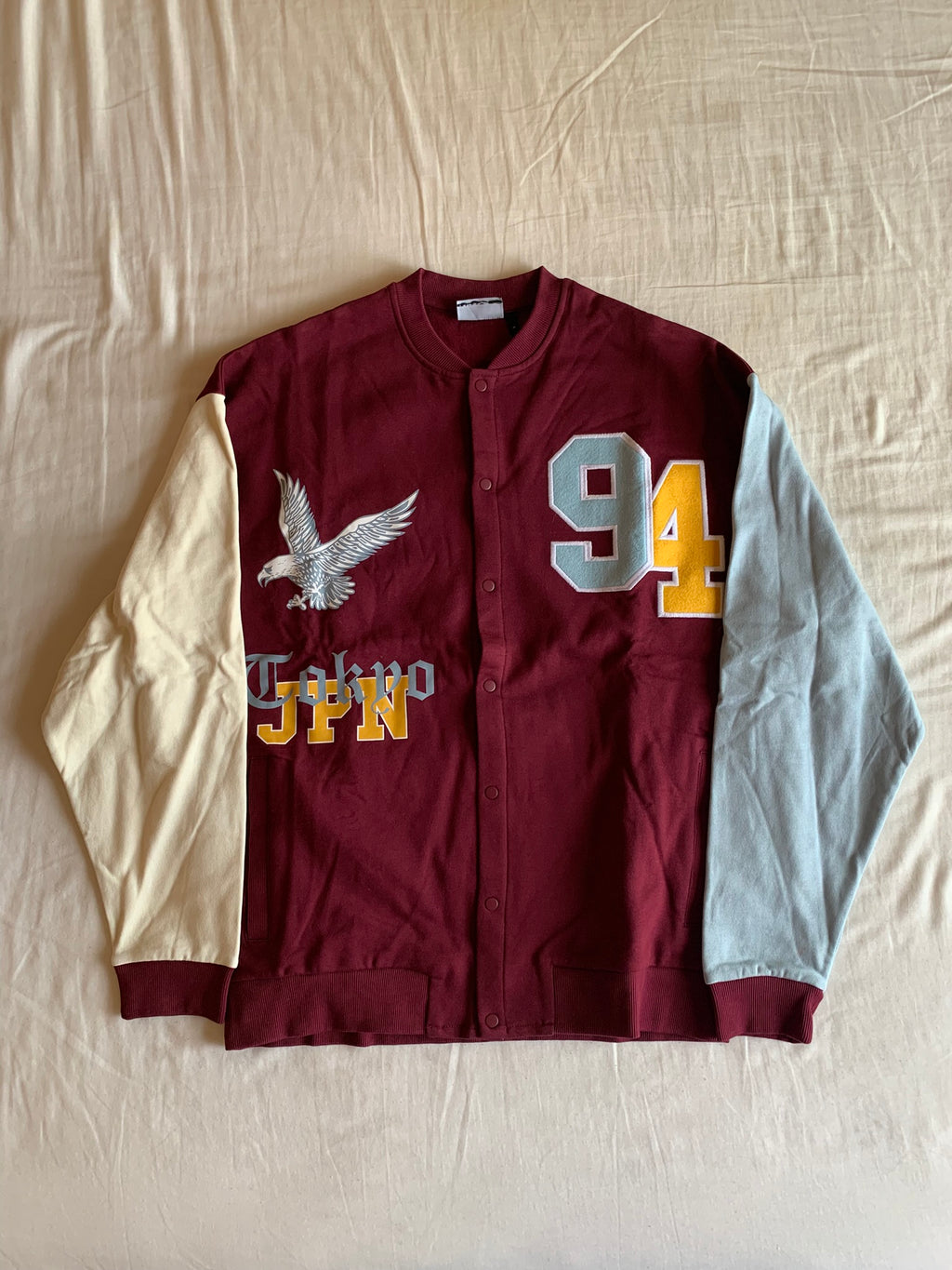 Chaqueta Varsity ASOS Tokyo JPN 94 Burdeos