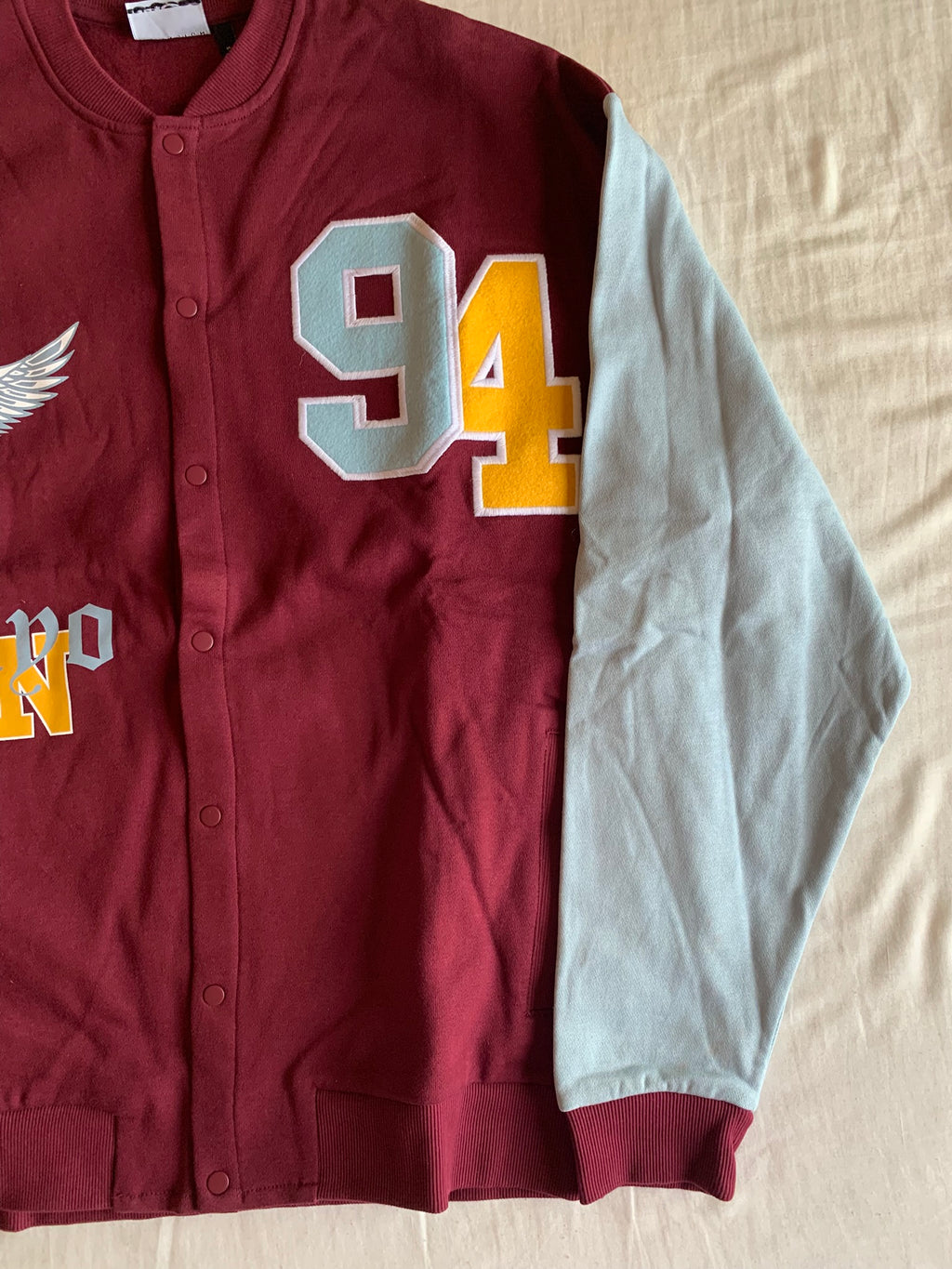 Chaqueta Varsity ASOS Tokyo JPN 94 Burdeos