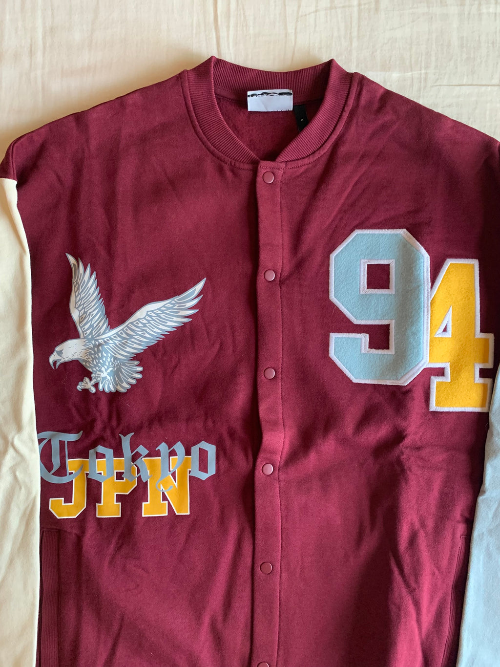 Chaqueta Varsity ASOS Tokyo JPN 94 Burdeos
