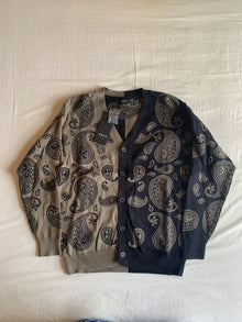 Cárdigan New Yorker Paisley Marrón y Negro