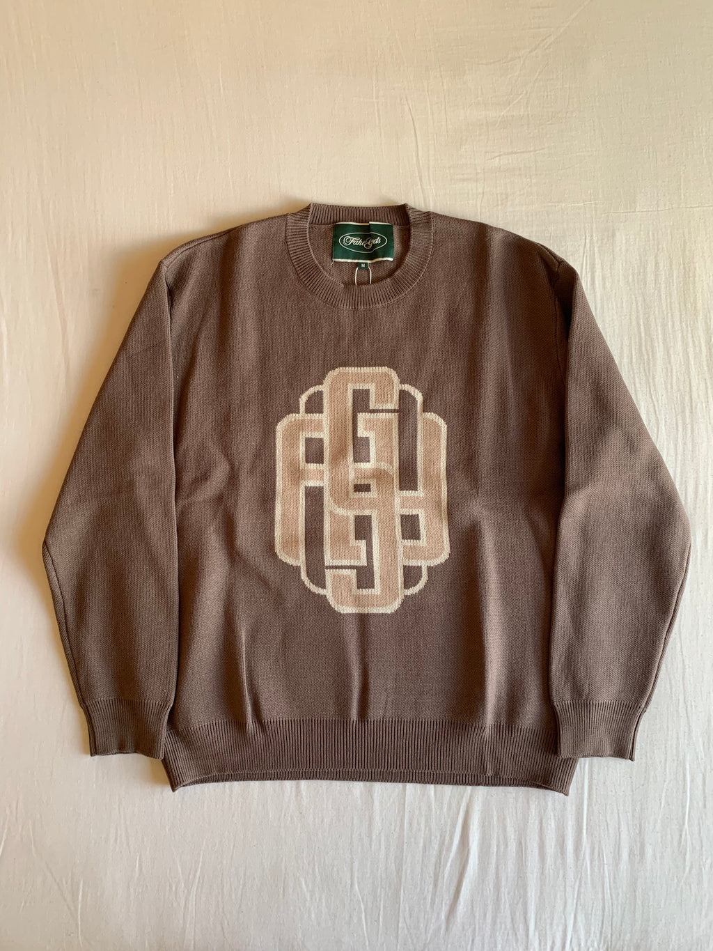 Jersey Fake Gods Monograma Marrón