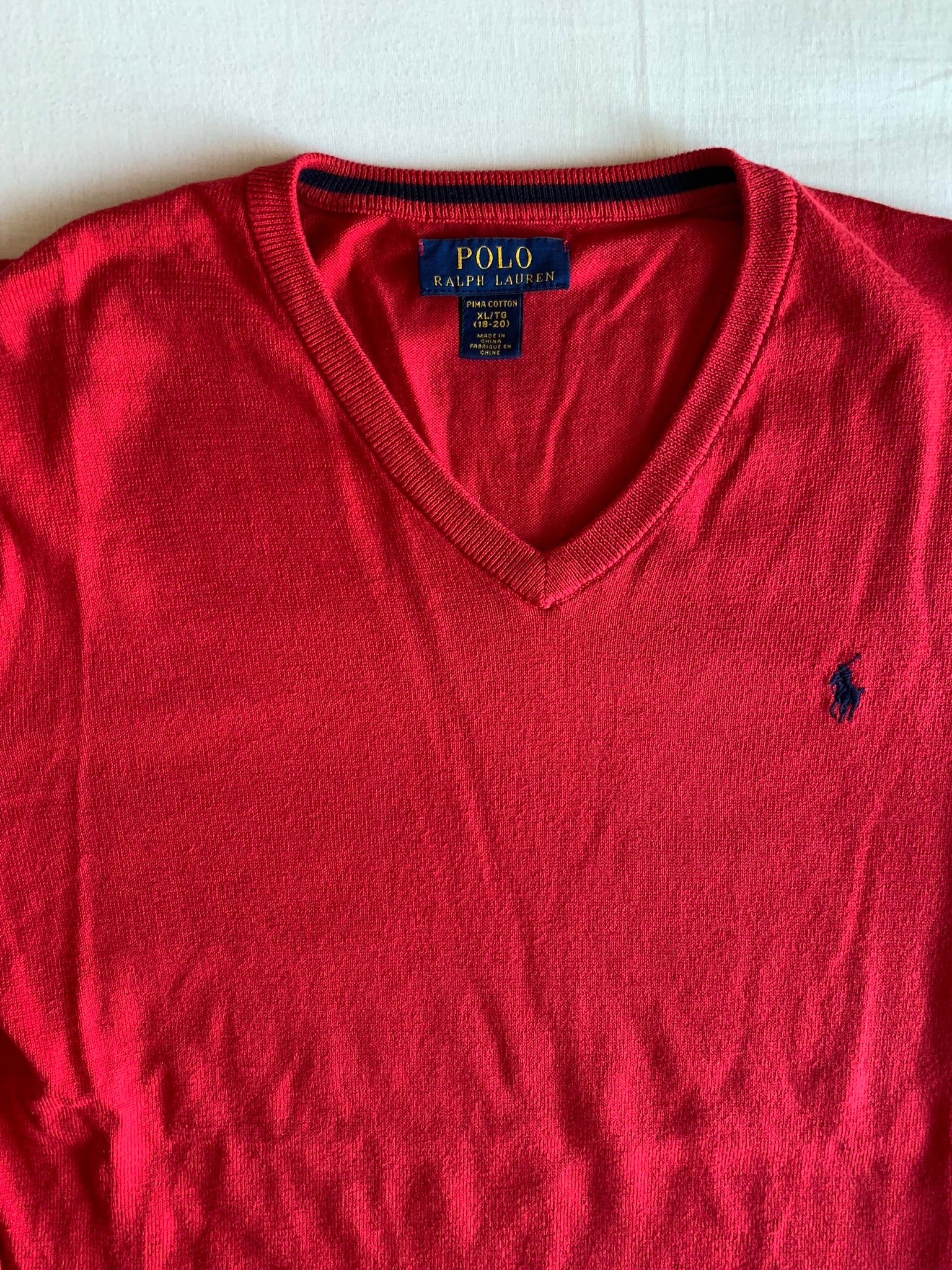 Jersey Polo Ralph Lauren Pico Rojo