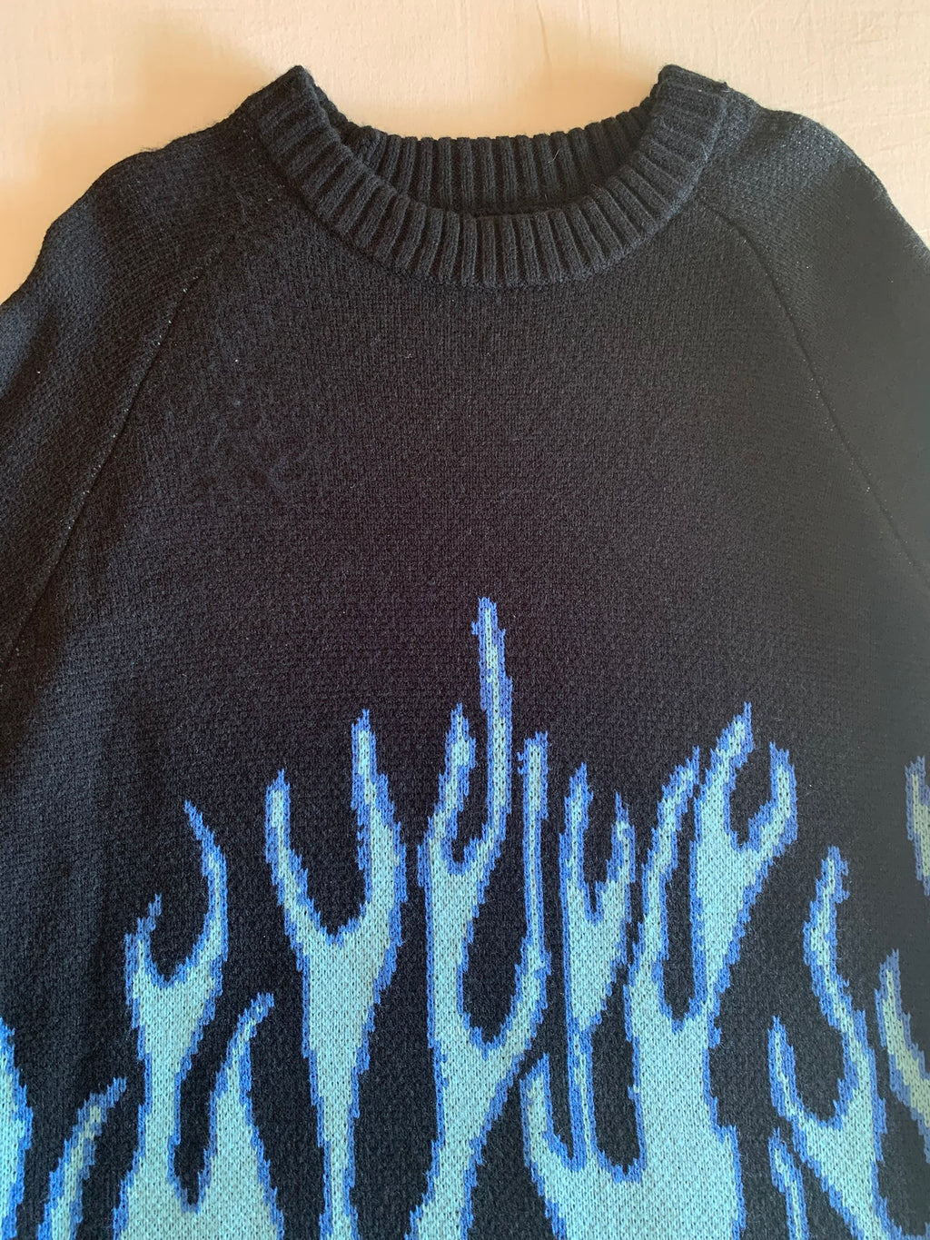 Jersey Tide Card Punto Llamas Azules