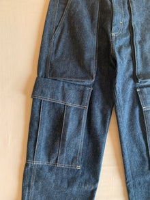 Pantalón Cargo Zara Denim Pierna Ancha
