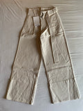 Pantalón Cargo Crudo con Cinturón