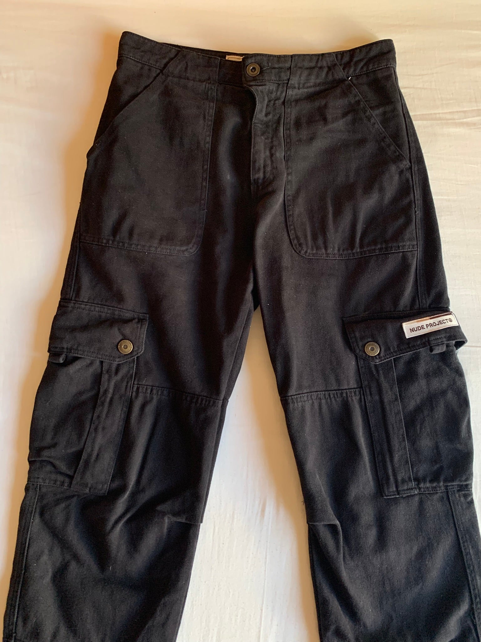 Pantalón Cargo Nude Project Gris Oscuro