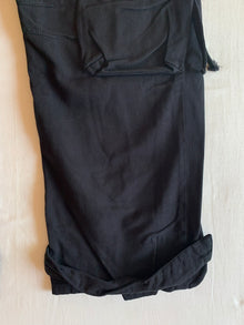 Pantalón Cargo Zara Negro Multibolsillo