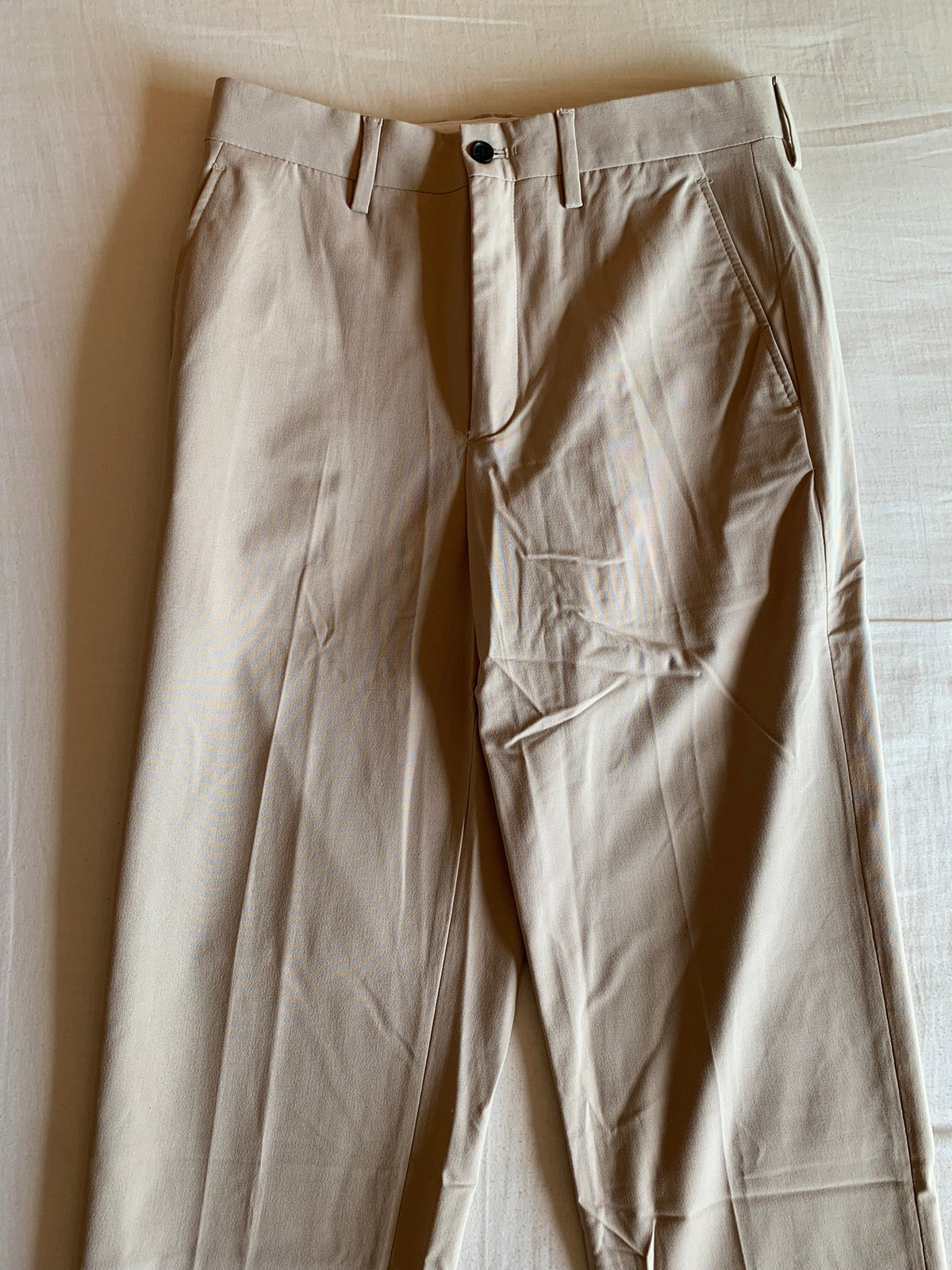 Pantalón Cargo Zara Beige Utility