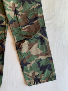 Pantalón Cargo Bershka Camuflaje Woodland